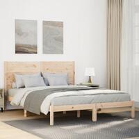 Ekstra lang sengeramme uden madras 160x220 cm massivt træ