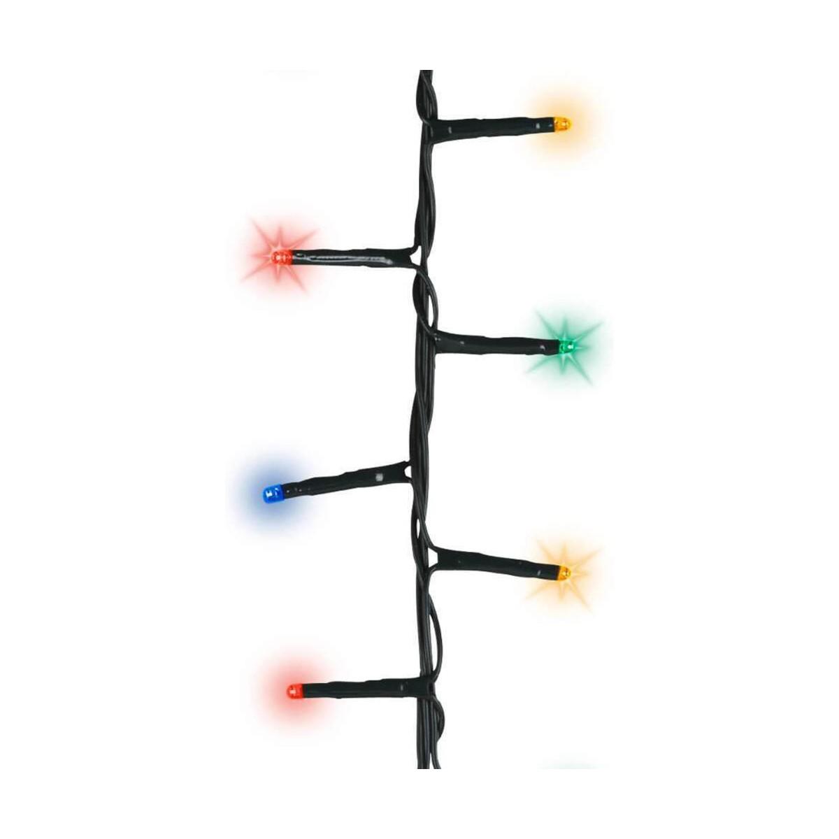 Lumineo LED guirlande, multifarvet - 11 m lys + 16 m total