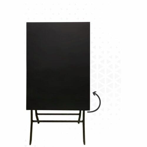 Sammenklappeligt bord Aktive Firkantet Stål 70 x 50 x 70 cm