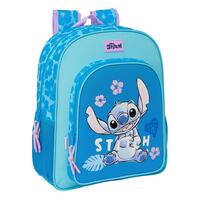 Skoletaske Lilo & Stitch Hawaii Blå 32 x 38 x 12 cm