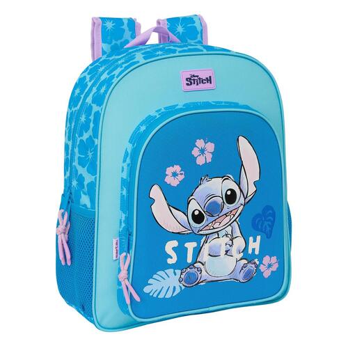 Skoletaske Lilo & Stitch Hawaii Blå 32 x 38 x 12 cm
