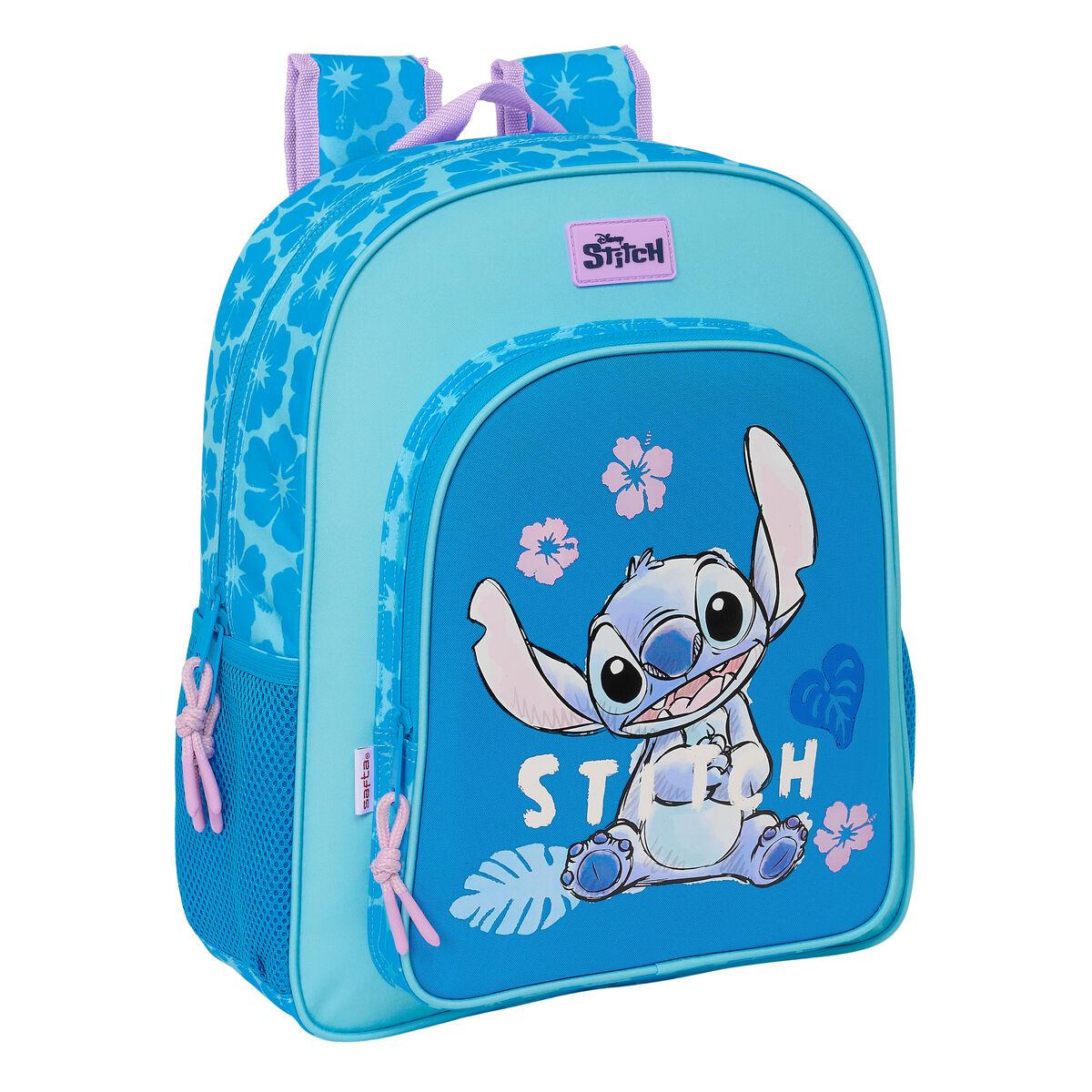 Skoletaske Lilo & Stitch Hawaii Blå 32 x 38 x 12 cm