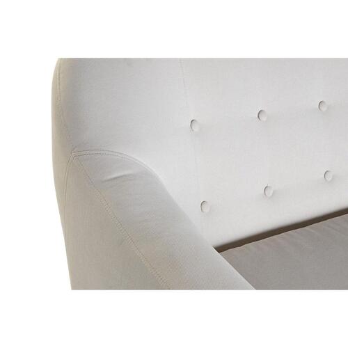 Sofa Natur Polyester Gummitræ Flødefarvet (172 x 82 x 82 cm)