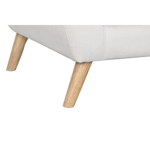 Sofa Natur Polyester Gummitræ Flødefarvet (172 x 82 x 82 cm)