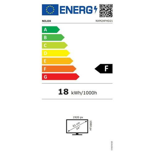 Skærm Nilox NXM24FHD111 Full HD 24" 100 Hz