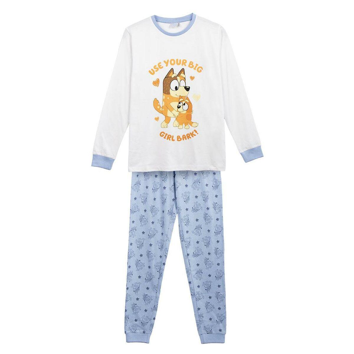 Børnepyjamasser Bluey Blå XL