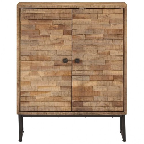 Skænk i massivt genanvendt teaktræ 60 x 30 x 75 cm