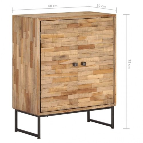 Skænk i massivt genanvendt teaktræ 60 x 30 x 75 cm