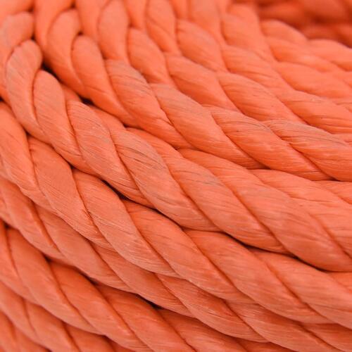 Arbejdsreb 14 mm 50 m polypropylen orange