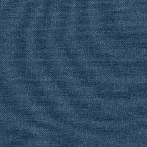 Sengeramme uden madras 200x200 cm stof blå
