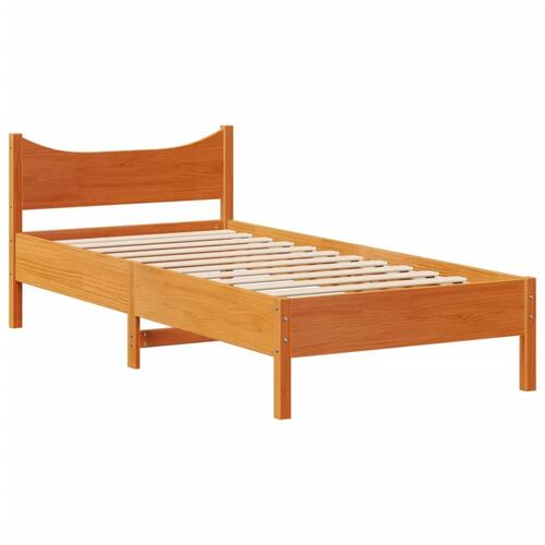 Sengeramme med skuffer 90x200 cm massivt fyrretræ gyldenbrun