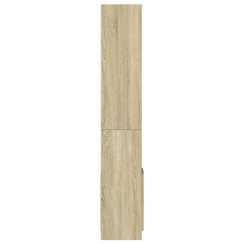 Reol 92x33x180 cm konstrueret træ sonoma-eg