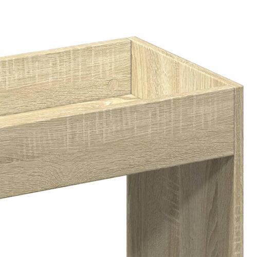 Reol 92x33x180 cm konstrueret træ sonoma-eg