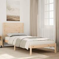 Ekstra lang sengeramme uden madras 100x210 cm massivt træ