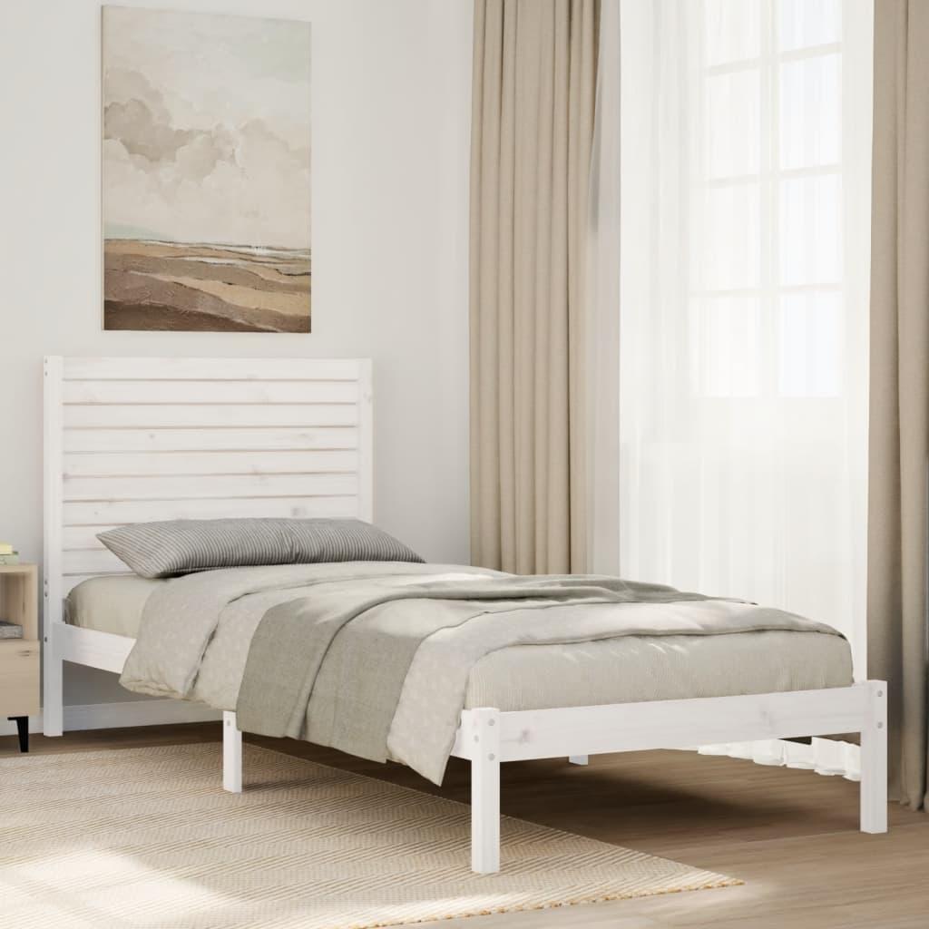 Ekstra lang sengeramme uden madras 100x220 cm massivt træ