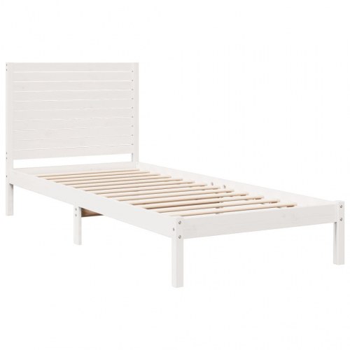 Ekstra lang sengeramme uden madras 100x220 cm massivt træ