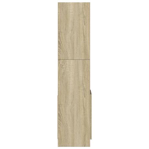 Reol 92x33x140 cm konstrueret træ sonoma-eg