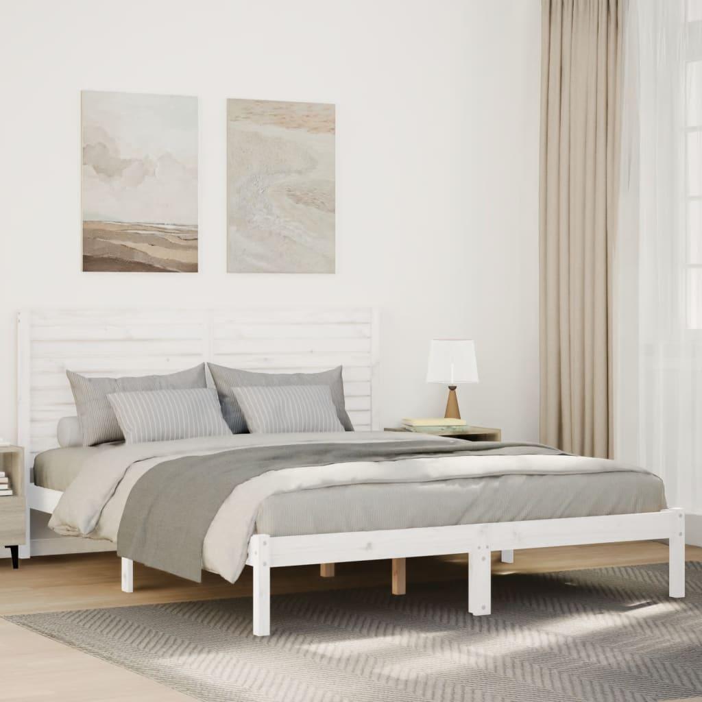 Ekstra lang sengeramme uden madras 160x210 cm massivt træ