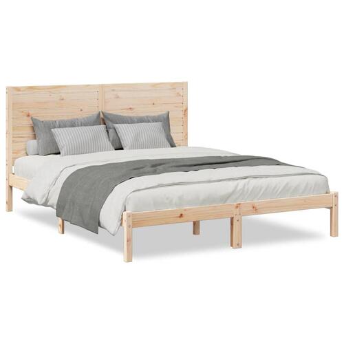 Ekstra lang sengeramme uden madras 160x220 cm massivt træ