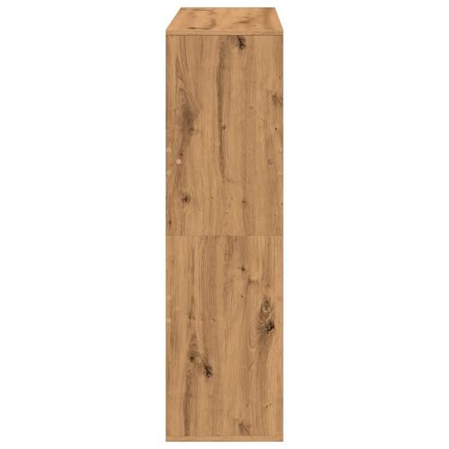 Rumdeler 100x33x115 cm konstrueret træ egetræsfarve
