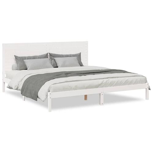 Ekstra lang sengeramme uden madras 180x220 cm massivt træ
