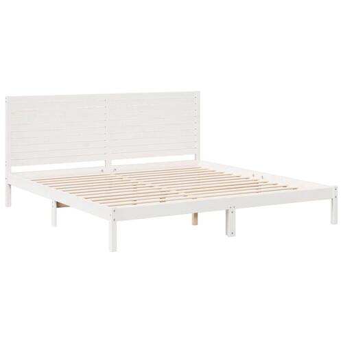 Ekstra lang sengeramme uden madras 180x220 cm massivt træ