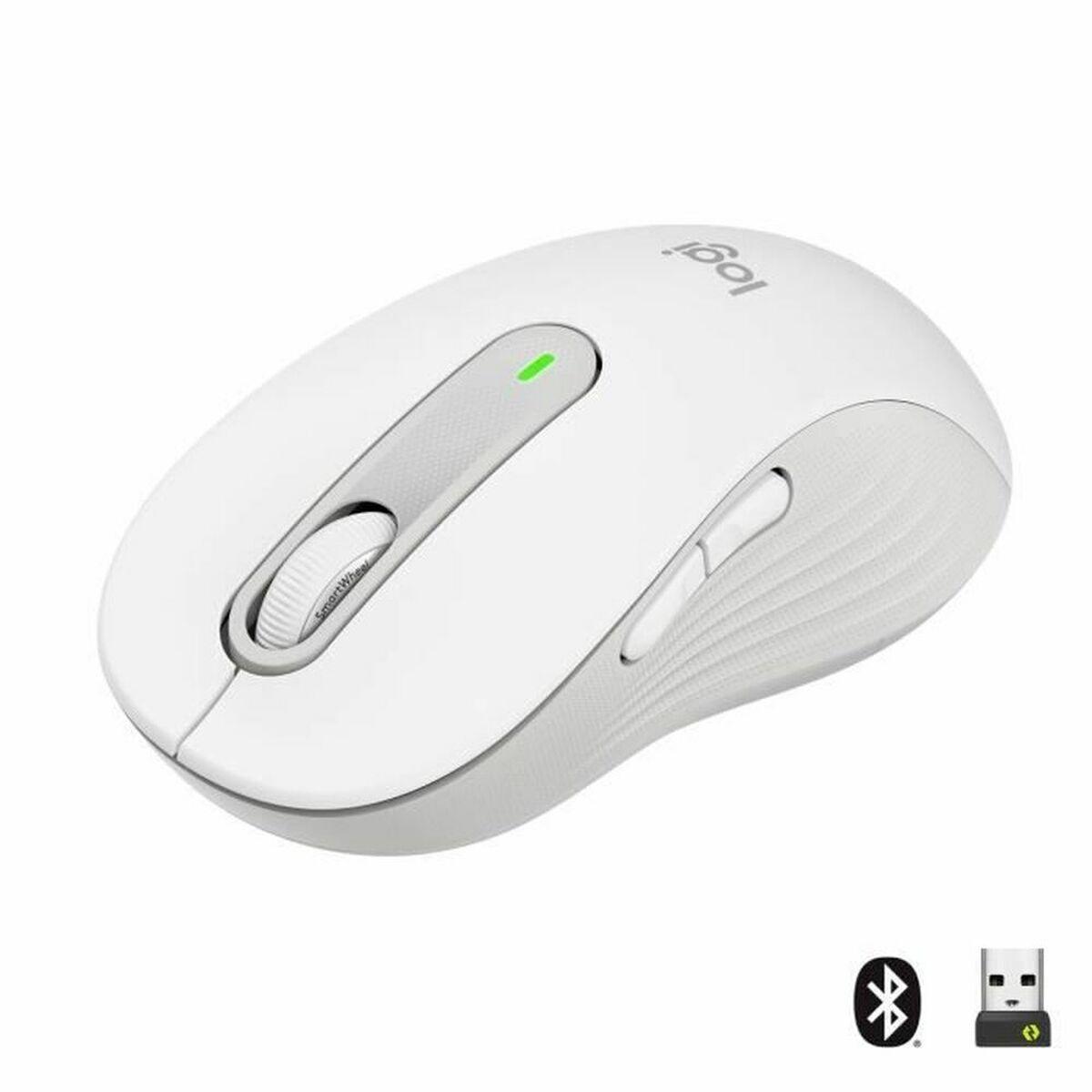 Trådløs mus Logitech Signature M650 Hvid