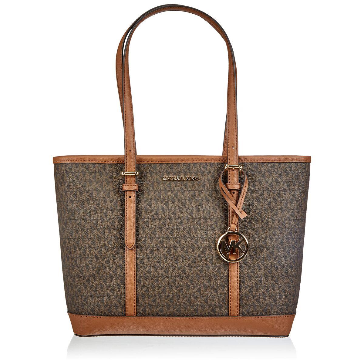 Michael Kors skuldertaske til damer - brun, 35 × 25 × 13 cm