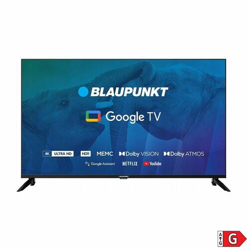 Smart TV Blaupunkt 4K Ultra HD 65" HDR WiFi Direct-LED LCD Sort Dolby Atmos Google TV