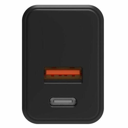 Vægoplader PcCom Essential Sort 20 W USB USB-C