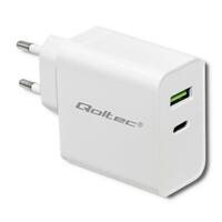 Vægoplader Qoltec 51718 Hvid 45 W (1 enheder)