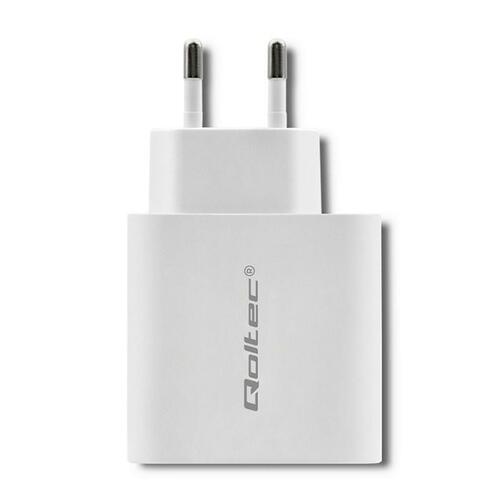 Vægoplader Qoltec 51718 Hvid 45 W (1 enheder)