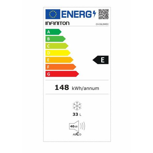 Fryser Infiniton CV-33L5WEC Hvid 33 L