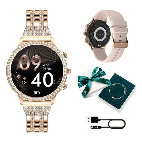 Smartwatch Manta SWD01GD Gylden 1,32"