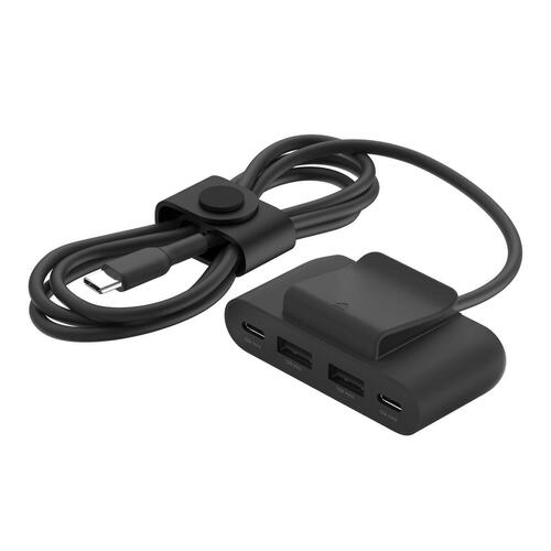 USB Hub Belkin BUZ001BT2MBKB7 Sort