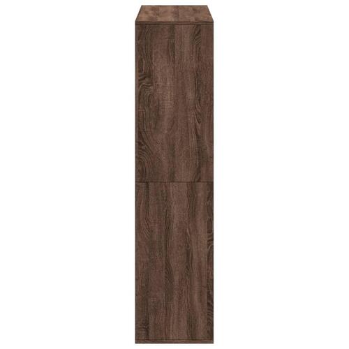 Rumdeler 100x33x135 cm konstrueret træ brun egetræsfarve