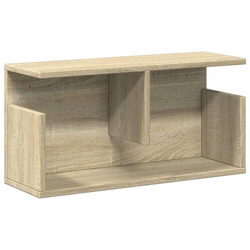 Vægskab 60x20x30 cm konstrueret træ sonoma-eg