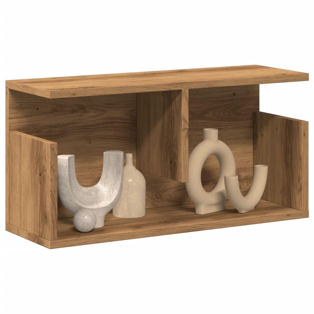 Vægskab 60x20x30 cm konstrueret træ kunsteg