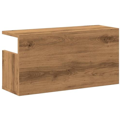 Vægskab 60x20x30 cm konstrueret træ kunsteg