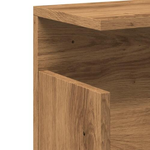 Vægskab 60x20x30 cm konstrueret træ kunsteg