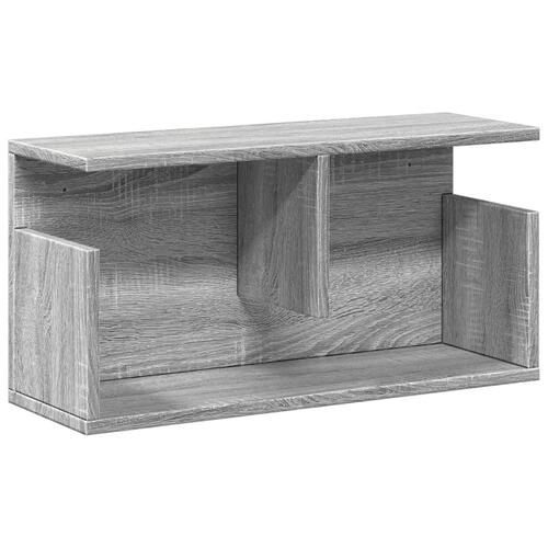 Vægskab 60x20x30 cm konstrueret træ grå sonoma-eg