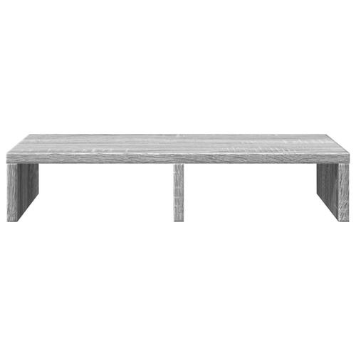 Skærmholder 50x27x10 cm konstrueret træ grå sonoma