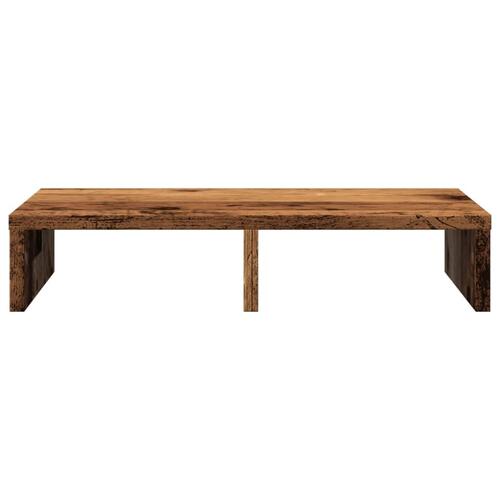 Skærmholder 50x27x10 cm konstrueret træ gammelt træ