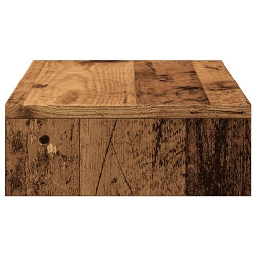 Skærmholder 50x27x10 cm konstrueret træ gammelt træ