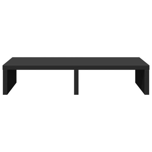 Skærmholder 50x27x10 cm konstrueret træ sort