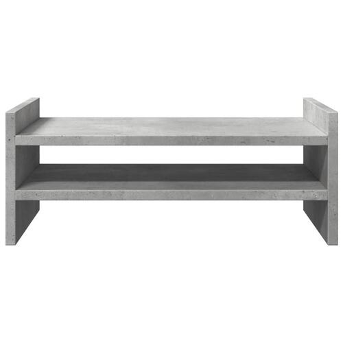 Skærmholder 50x27x20 cm konstrueret træ betongrå