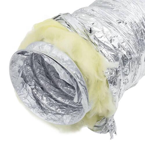 Ventilationsslange 6 m Ø15 cm isoleret aluminium