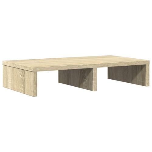 Skærmholder 50x27x10 cm konstrueret træ sonoma-eg