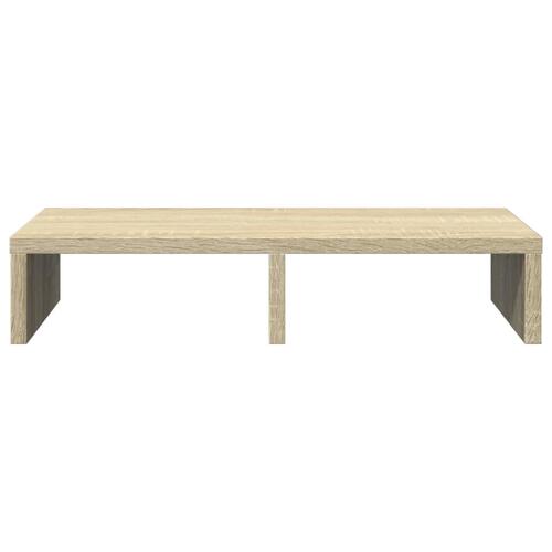 Skærmholder 50x27x10 cm konstrueret træ sonoma-eg