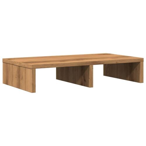 Skærmholder 50x27x10 cm konstrueret træ kunsteg